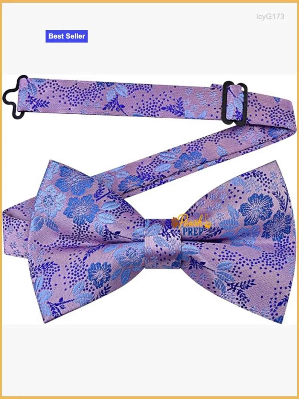 Pre-Tied Adjustable Silk Blend Bow Tie for Men, Wedding Business Party